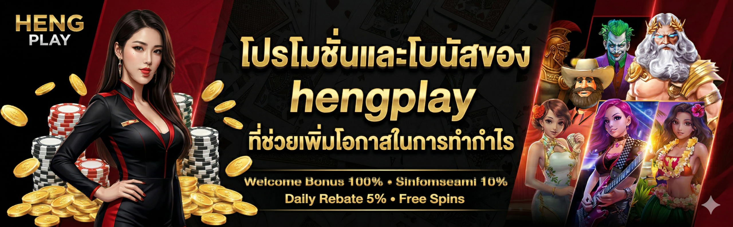 โปรโมชั่นและโบนัสของ hengplay ที่ช่วยเพิ่มโอกาสในการทำกำไร